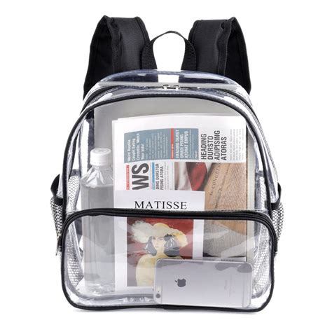 high quality clear backpack.